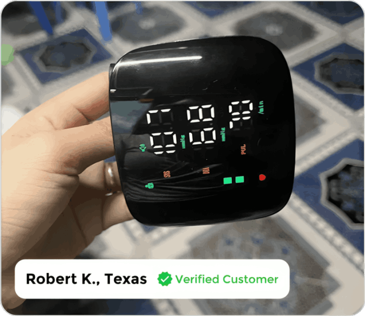 Vital Wrist Monitor customer review Mark Turner